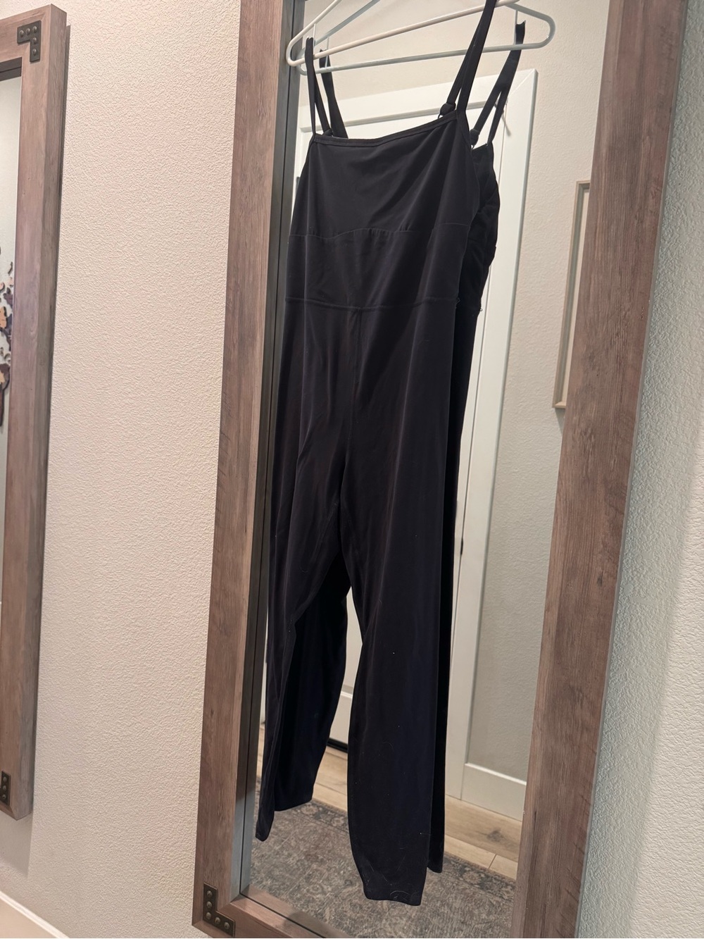 Old Navy Black Women's workout Jumpsuit with Adjustable Straps